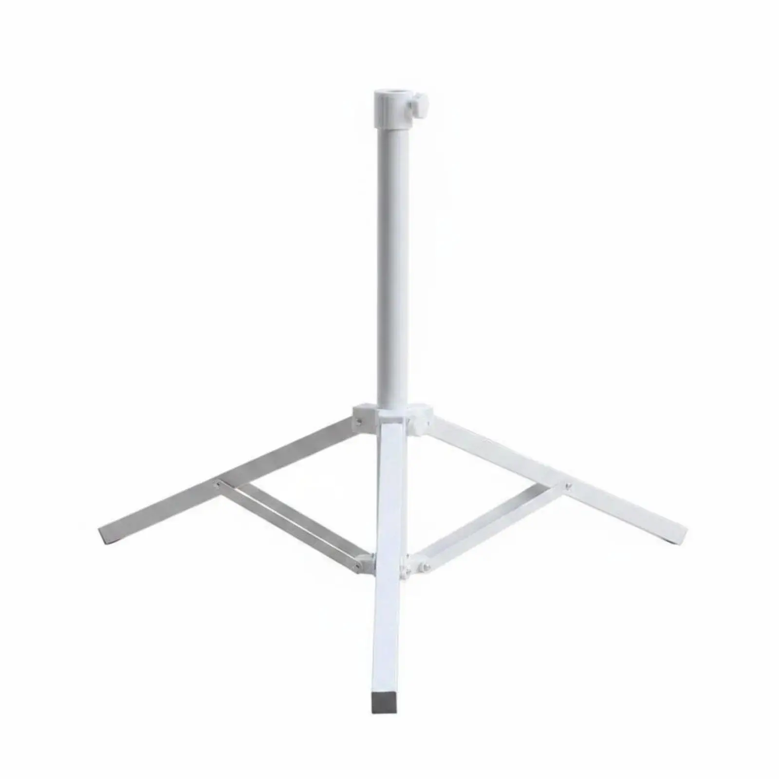 Portable Sun Shade Reinforced Tripod Alloy Umbrella Base Folding Garden Umbrella Support for Fishing Outdoor Setups