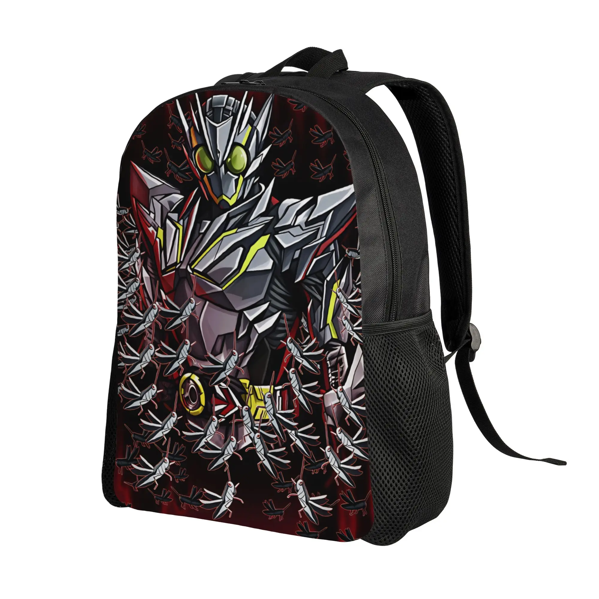 Kamen Riders Backpack  Boy Polyester College Backpacks Durable Modern High School Bags Rucksack