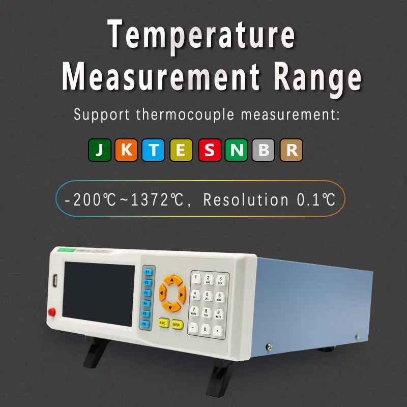 ET3916-08 8-Channel Temperature Detector K-Type Thermocouple Data Recorder for Test Instruments