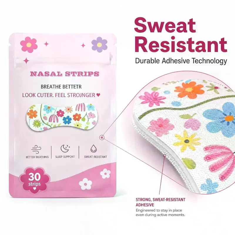 Expansion Improve Sleeping Health Breath Nasal Strips Anti Snoring Nose Strips For Breathing Nose Patches 30Pcs