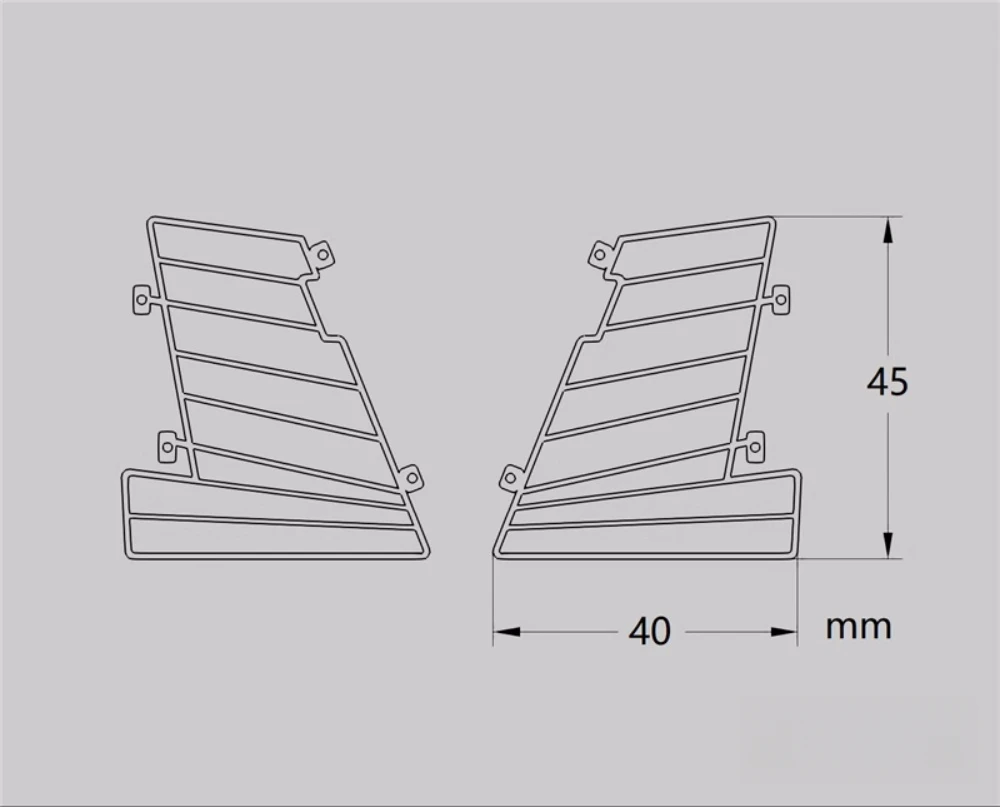 Scale 1/14 Headlight Guard for Tamiya Tractor Trucks FH16 750 56360/56362 RC Car 1 14