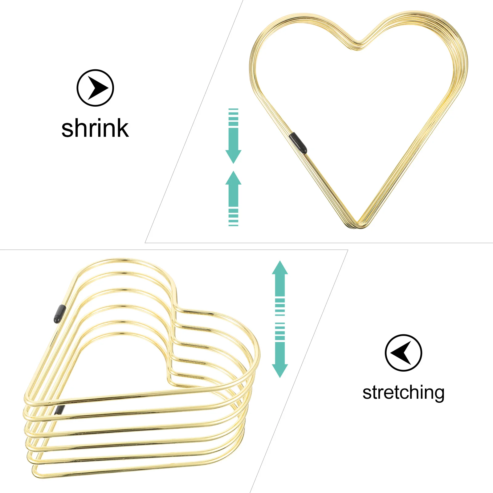 

Heart Shaped Bookend Iron Material Stand For Home Office Study Space Saving Book Organizer Desktop Book Holder