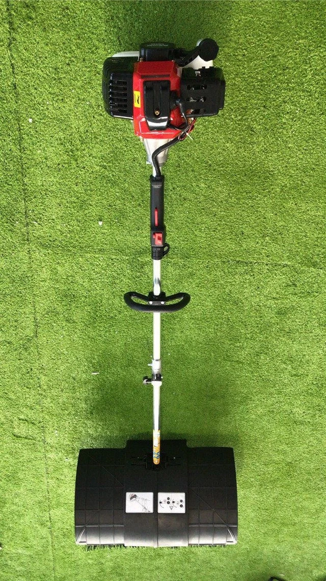 street lawn hand push sweeper cleaning machine