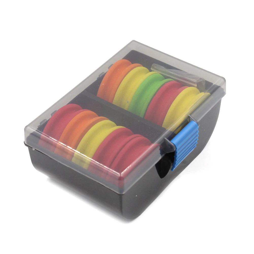 20 Pcs Every Box EVA Foam Spools Carp Fishing Rig Winders Line Leader With Pins Wire Board Winding Line Board Hook