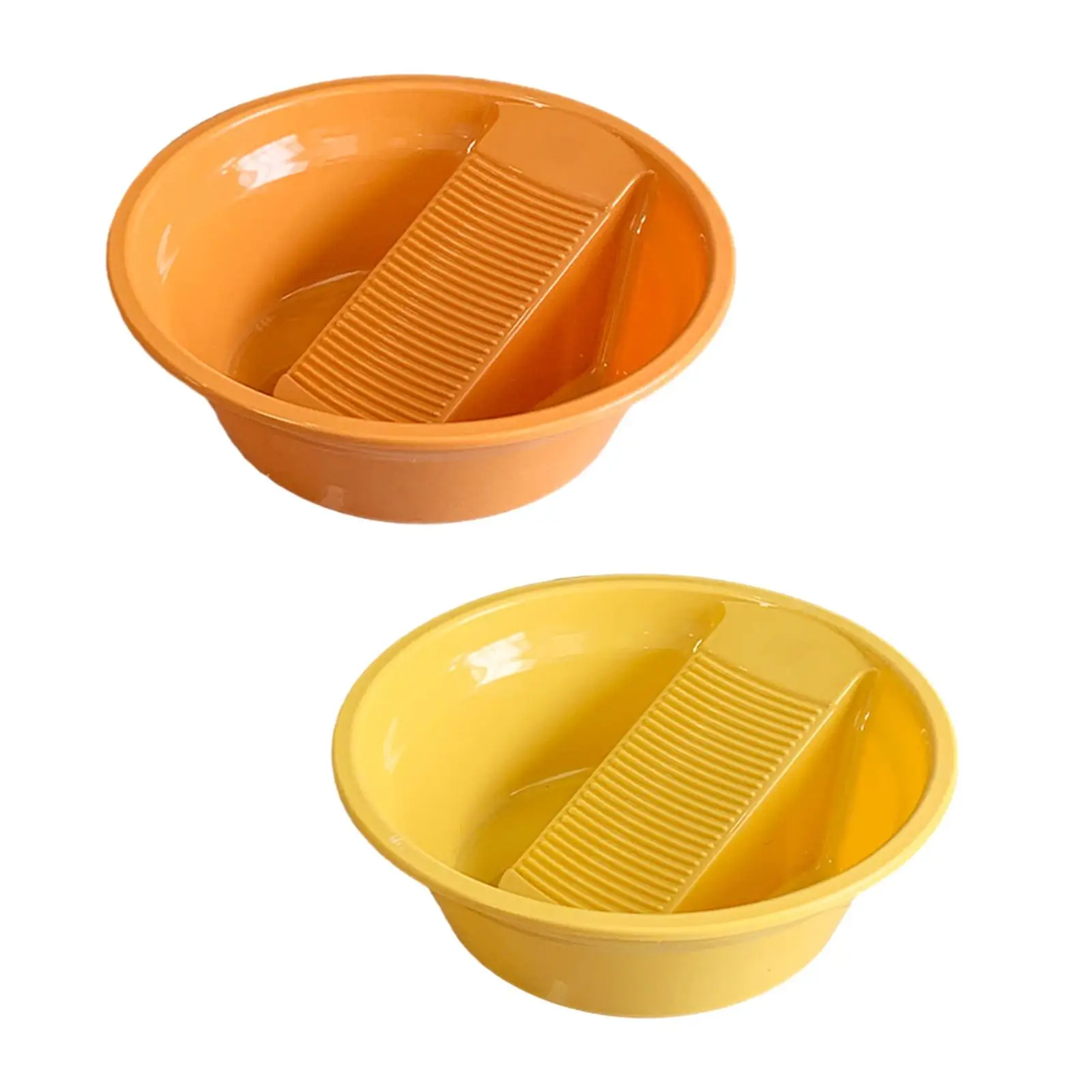 

Washboard Basin Multipurpose Hand Washing Clothes Bucket Wash Tub with Washboard for T Shirts Clothes Pants Underwear Hand Wash