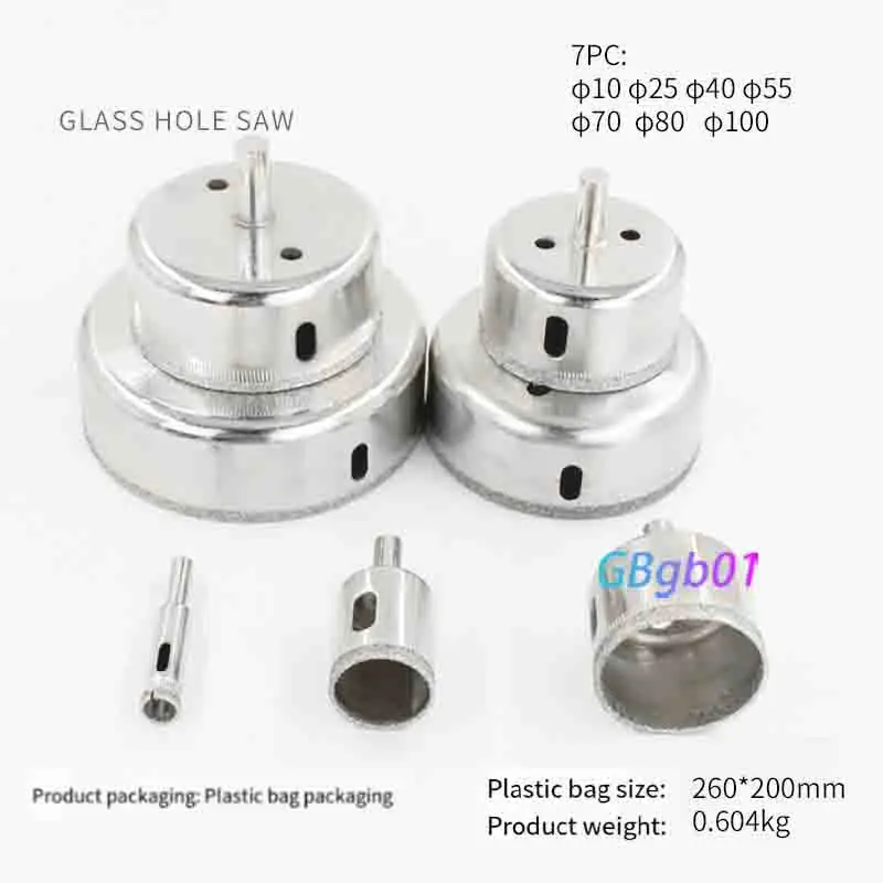 Diamond Grit Drill Bit Set for Glass Hole Cutter Tile Ceramic Reaming Grinding Rounding Tool Precise Drilling No Cracking DIY