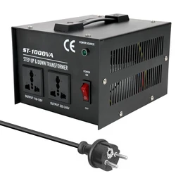 지능형 효율적인 스텝 업 다운 변압기, ST-1000W 가전 제품 전압 변환기, 220 ~ 110V
