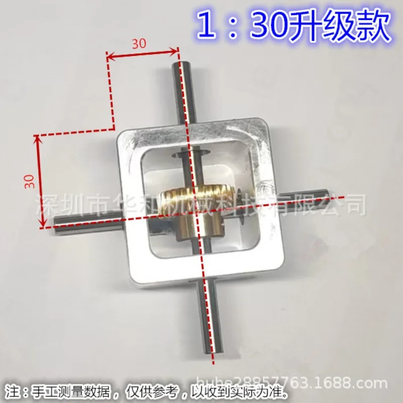 

wwdFactory direct sales 90 degree right angle reversing gearbox 1 to 30 rotator worm gear reduction small gearbox