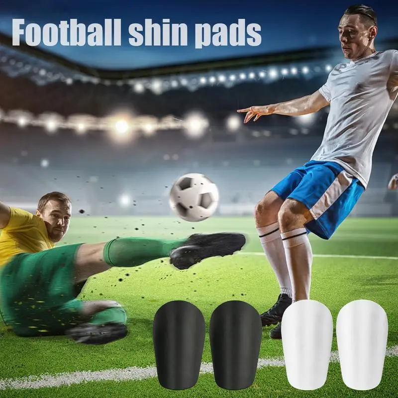 Football Shin Pads 2Pcs Mini Leg Guards Shockproof For Kids Portable Protective EVA Foam Soccer Training Supplies For Boys Girls