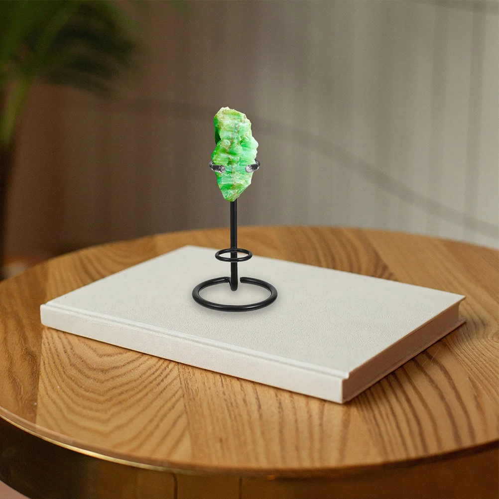 

Crystal Wand Stand Hexagonal Base Tabletop Display Rack for Energy Stones Agate Iron Decorative Storage Holder Home Office Craft