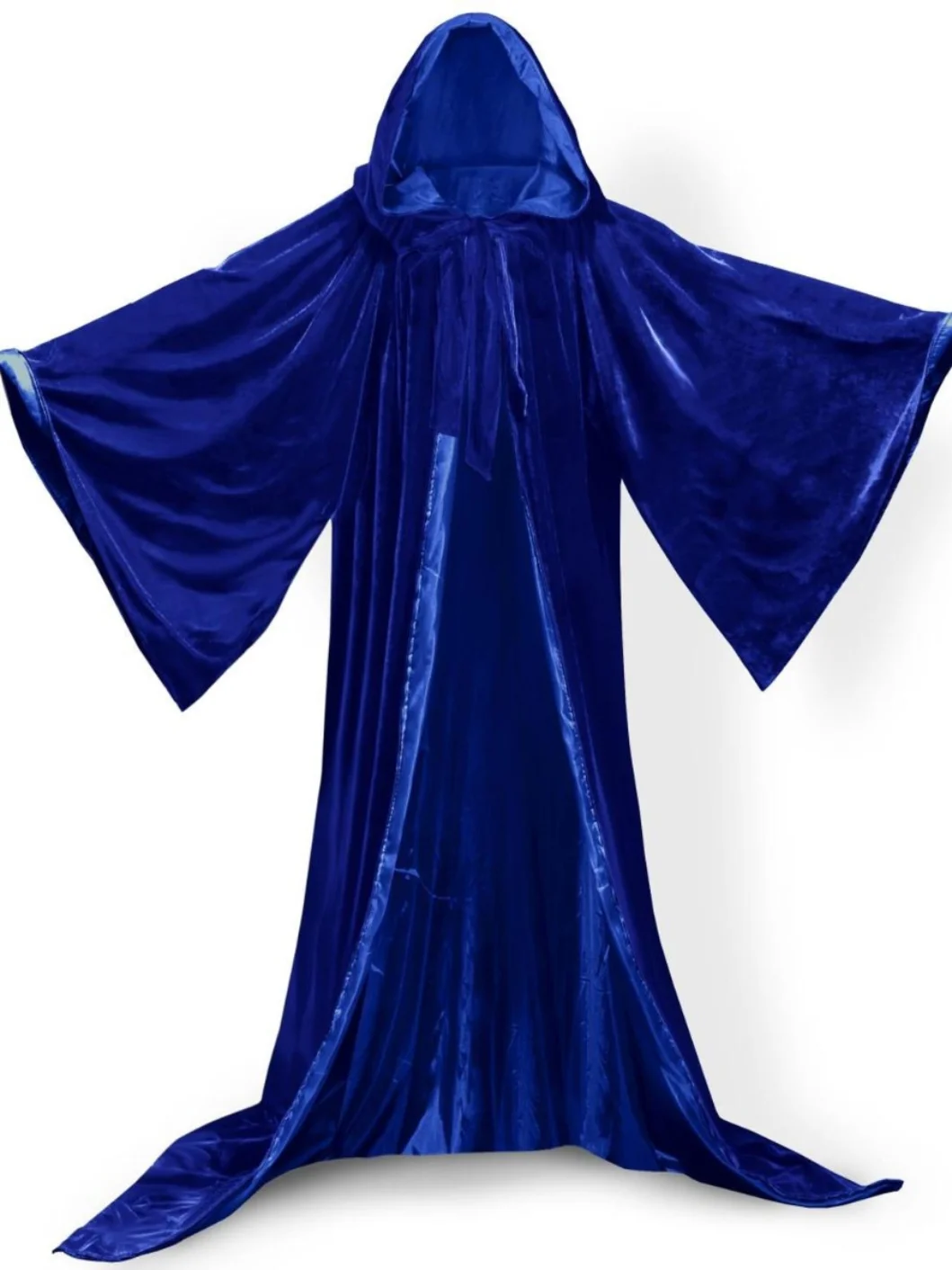 

Velvet Swan Coat Halloween Shoulder Shawl Wide Sleeve Cowl Neck Adult Cosplay Stage Performance Outfit Sweet Style round Hem