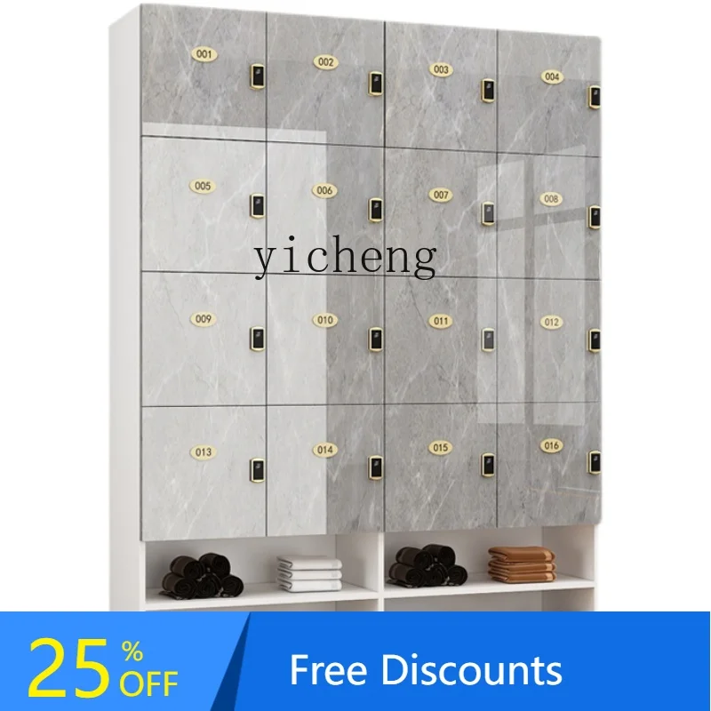 AA  staff wooden locker beauty salon bathroom yoga studio gym locker with lock