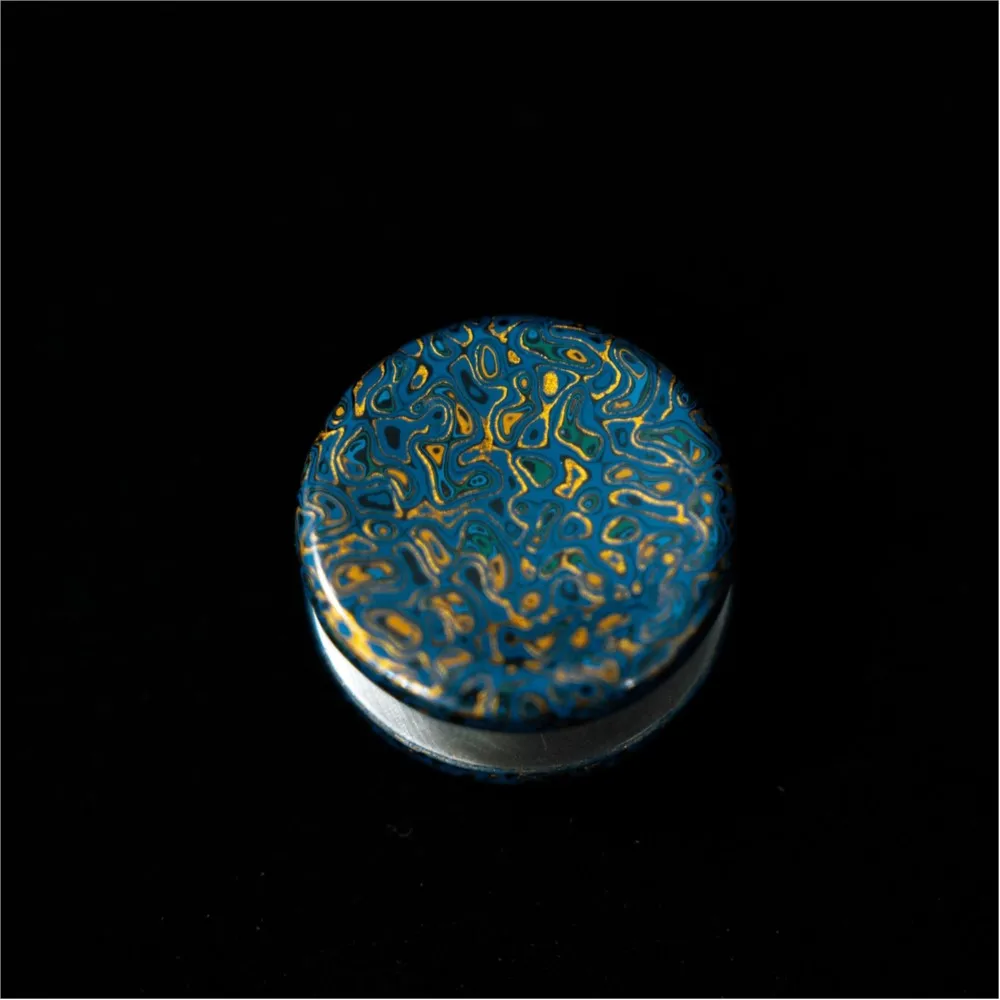 YIJIE EDC Fidget Spinner Lock Lak Rvs 24.5mm DIY Accessoires Fidget Speelgoed Volwassenen Angst Relief Gadget