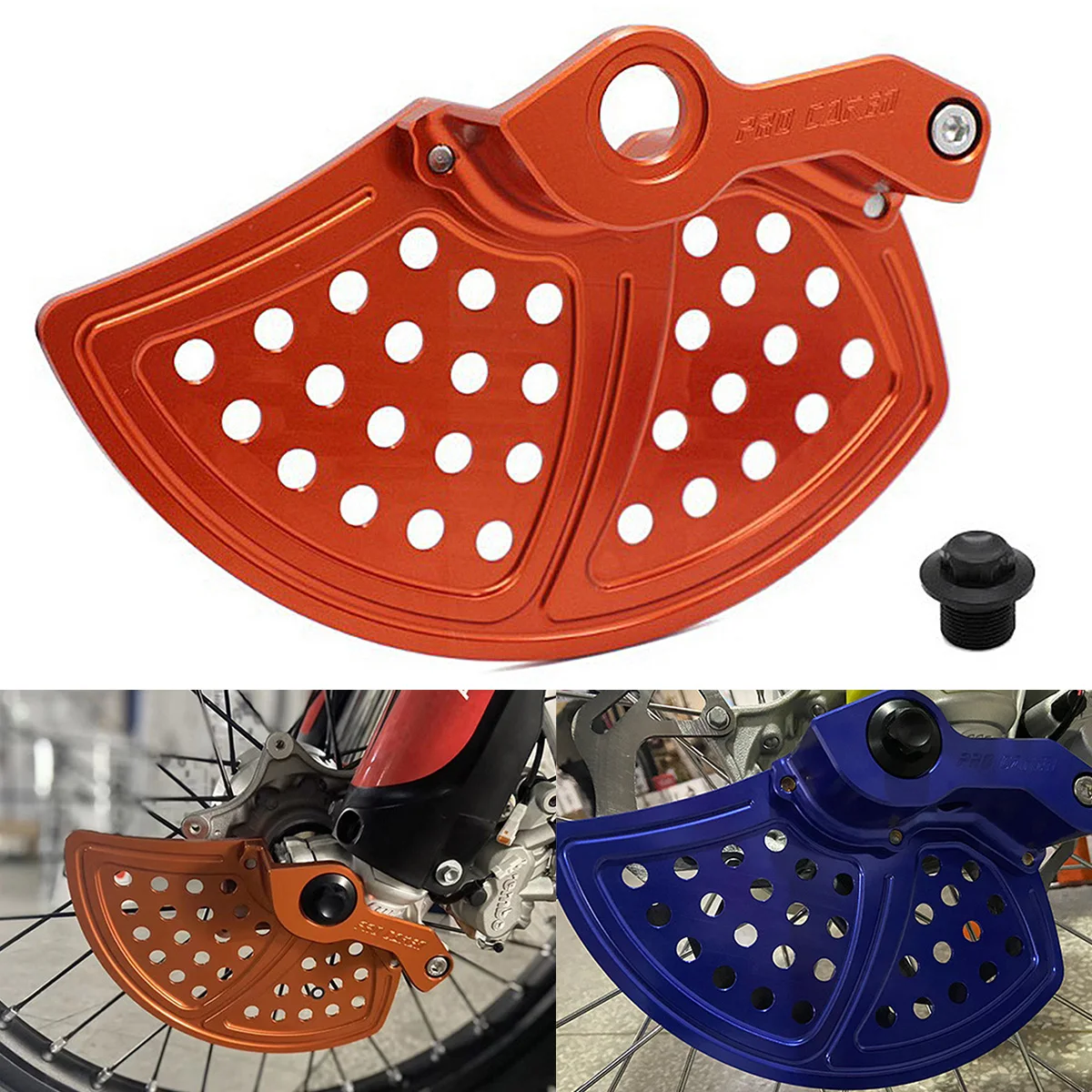 

Motorcycle For KTM Front Brake Disc Guard Protector Cover SX SX-F XC XC-F EXC EXC-F XC-W XCF-W Six Days TPI 125-500 2016-2023