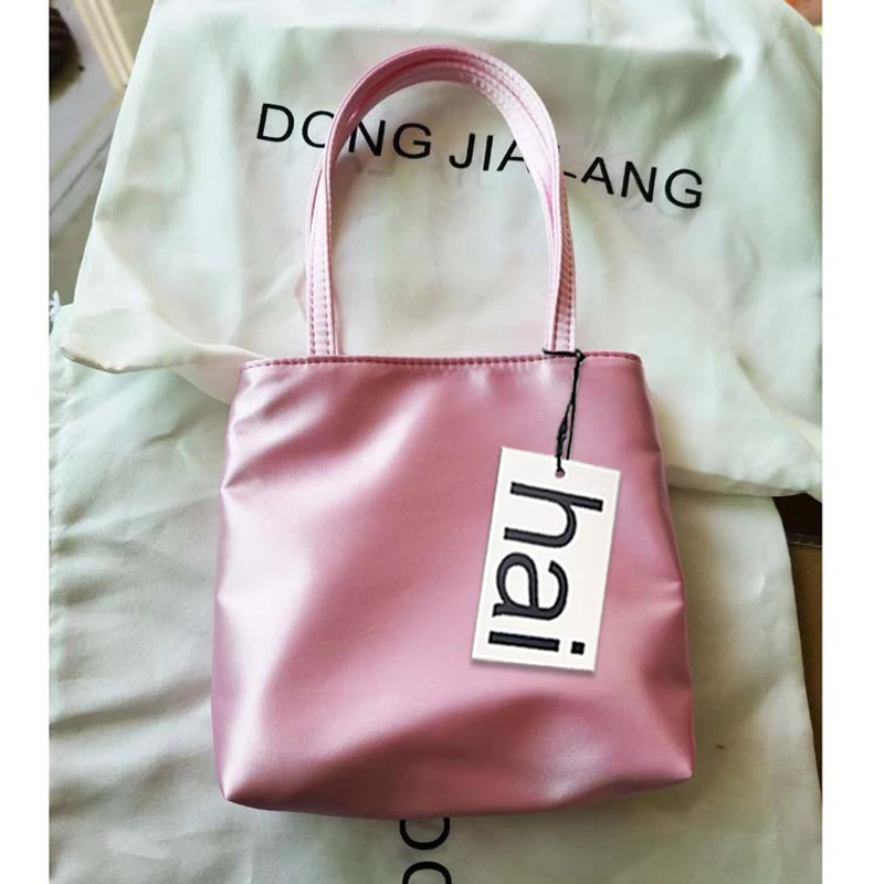 

Women's Retro Satin Small Square Handbag Fashion Contrast Color Underarm Crossbody Phone Bag Girls Tote Purse