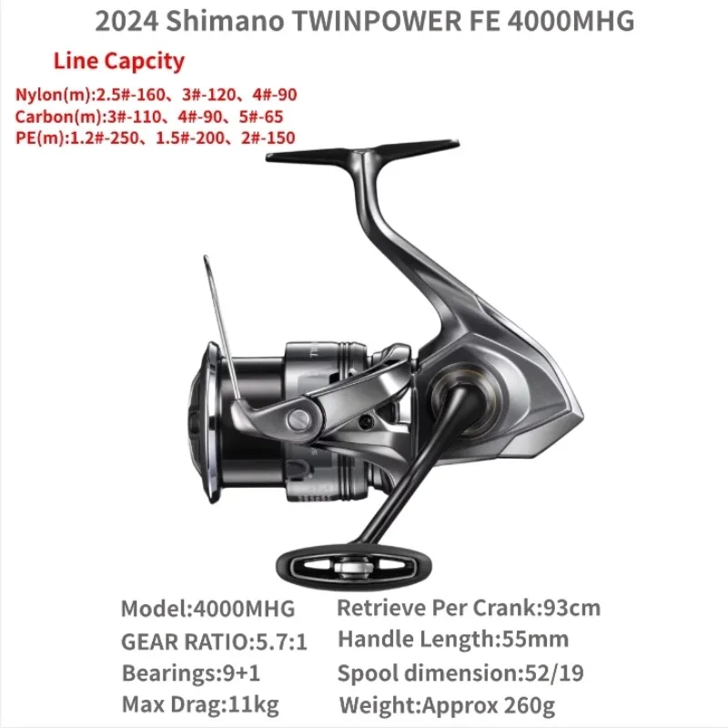 Shimano-スピニングフィッシングリール,ツインパワー,塩水,c2000s