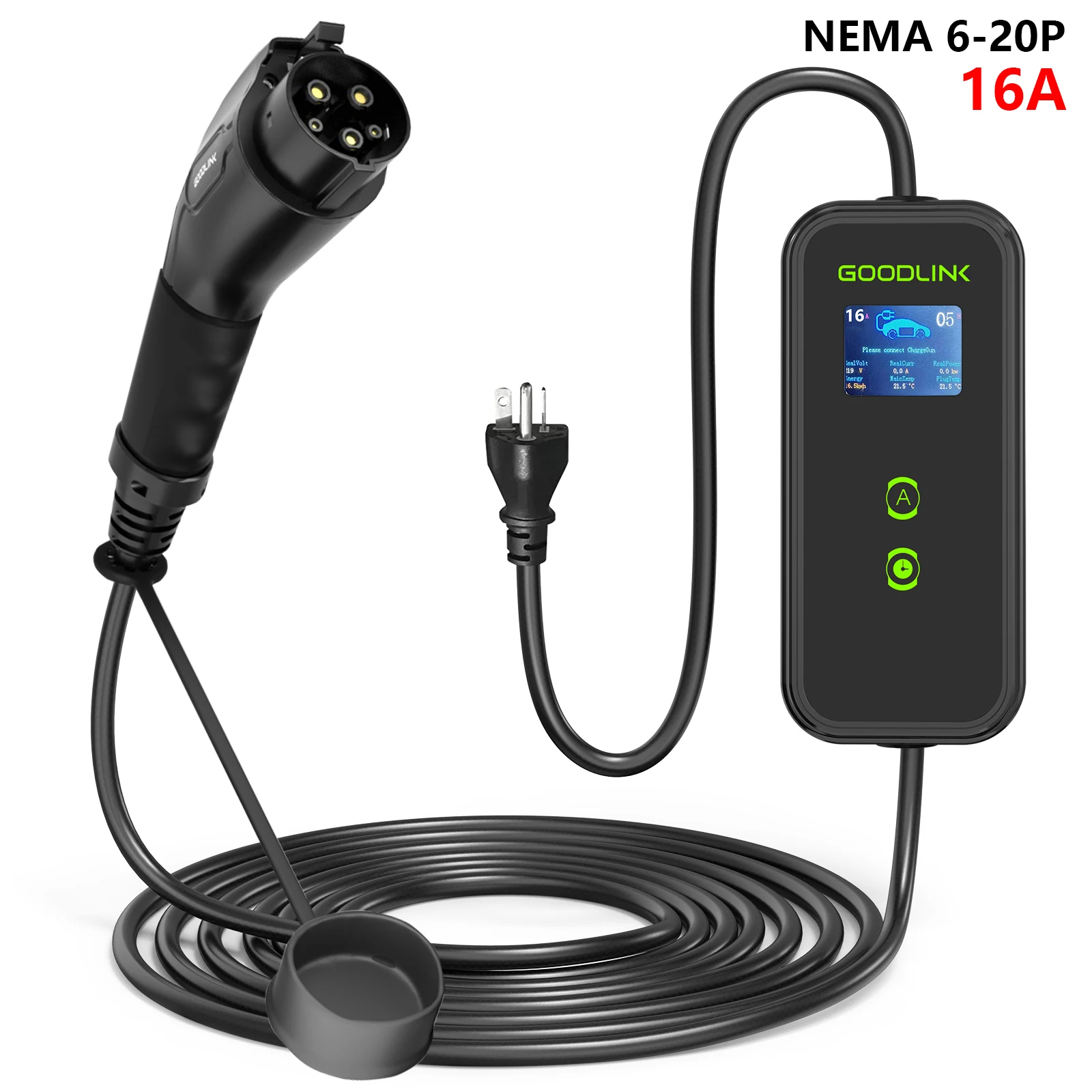 Goodlink Portable EVSC Electric Car Charger 7KW-11KW with 22KW Output Power for Tesla Y Accessories