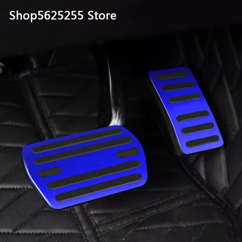 For Ford Mondeo 2022 Car Gas Pedal Stainless Steel Metal Sports Brake Plate Non-slip Car Interior Modification Accessories