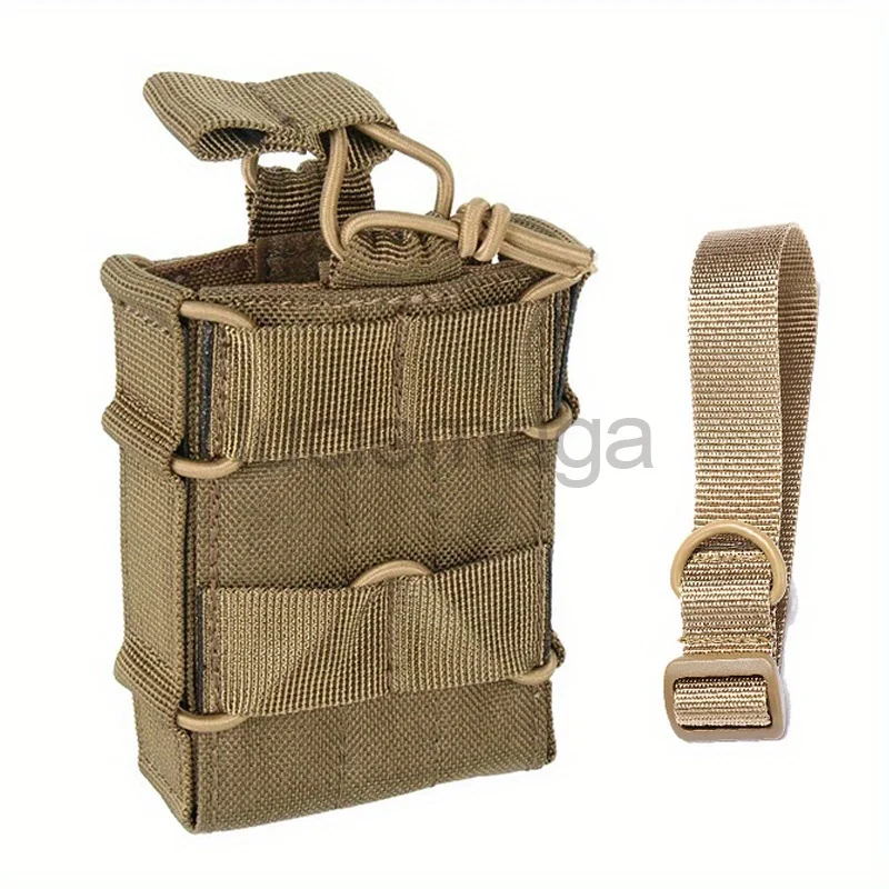 

LUC Molle System EDC Accessories Bag with Strapping Belt Single Pouch For M4 Quick Pull Waist Holster Outdoor Hunting Tools Bag