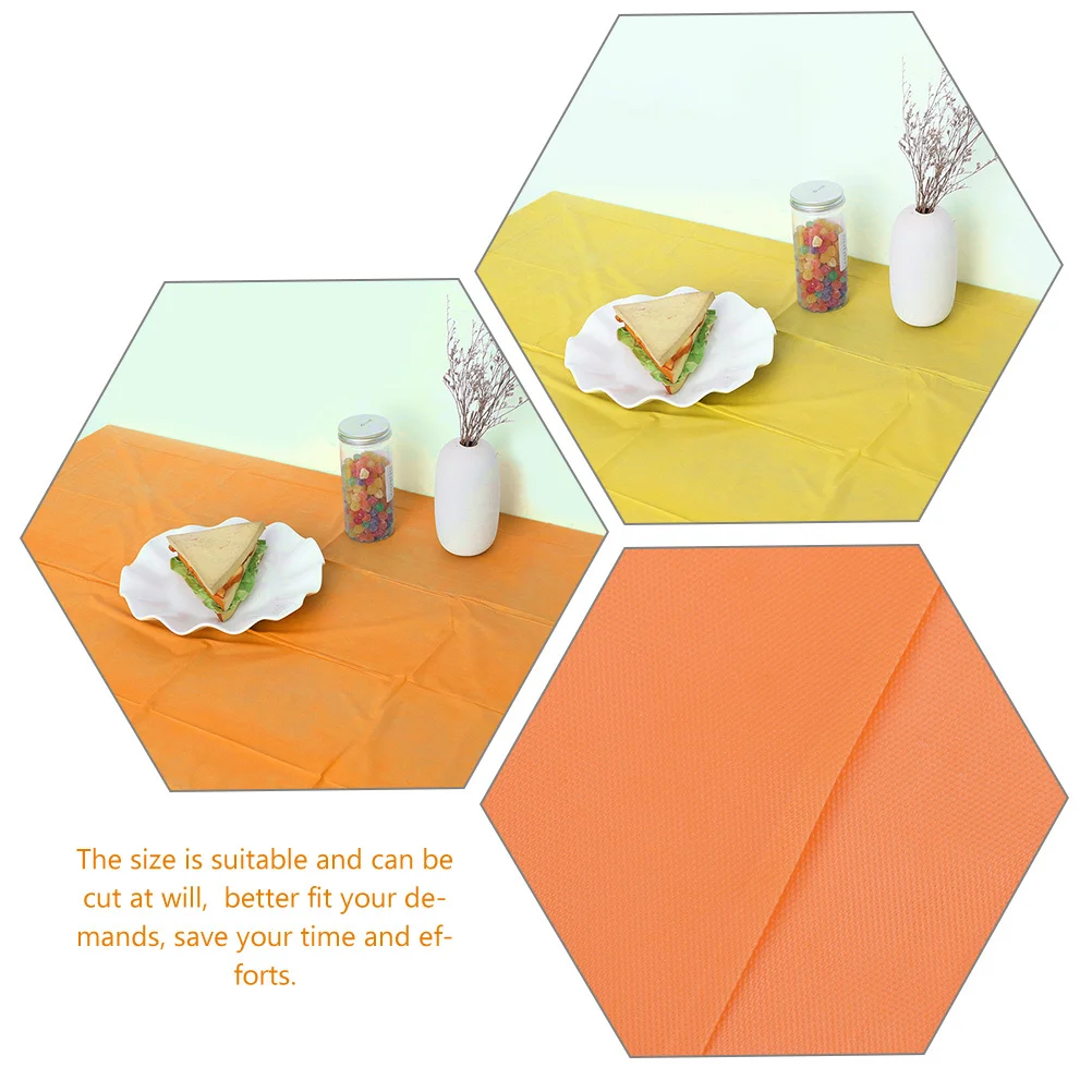 

4Pcs Party Tablecloth Decorative Disposable Table Covers for Birthday Wedding Dinner Festive Table Decoration Party Tablecloth