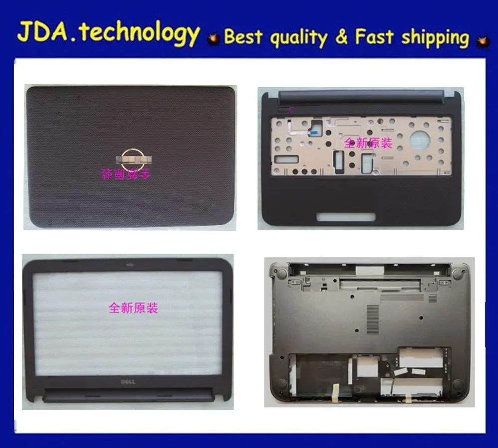 New/Org For Dell inspiron 14R 5421 3421 V2421 543714VR 3437 LCD Back cover /Front bezel /palmrest /bottom case,BLACK