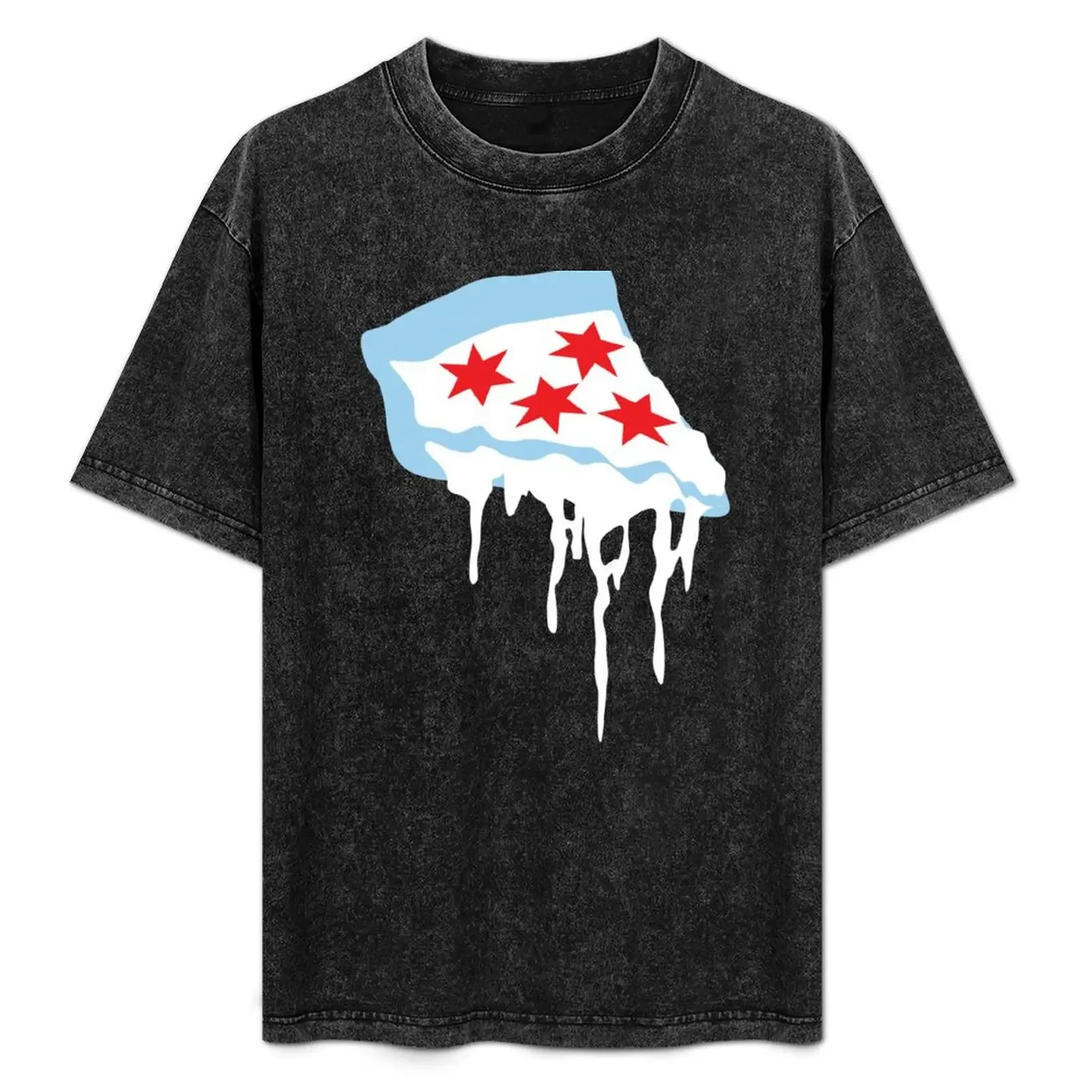 

Chicago Deep Dish Pizza T-Shirt funny shirt cotton customizeds custom shirt funny gifts mens graphic t-shirts hip hop