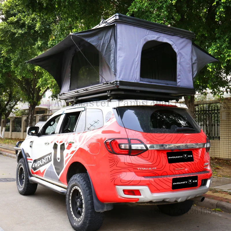 Outdoor Self-Driving Camping Car Aluminum Alloy Hydraulic Widened Roof Tent 1.45m