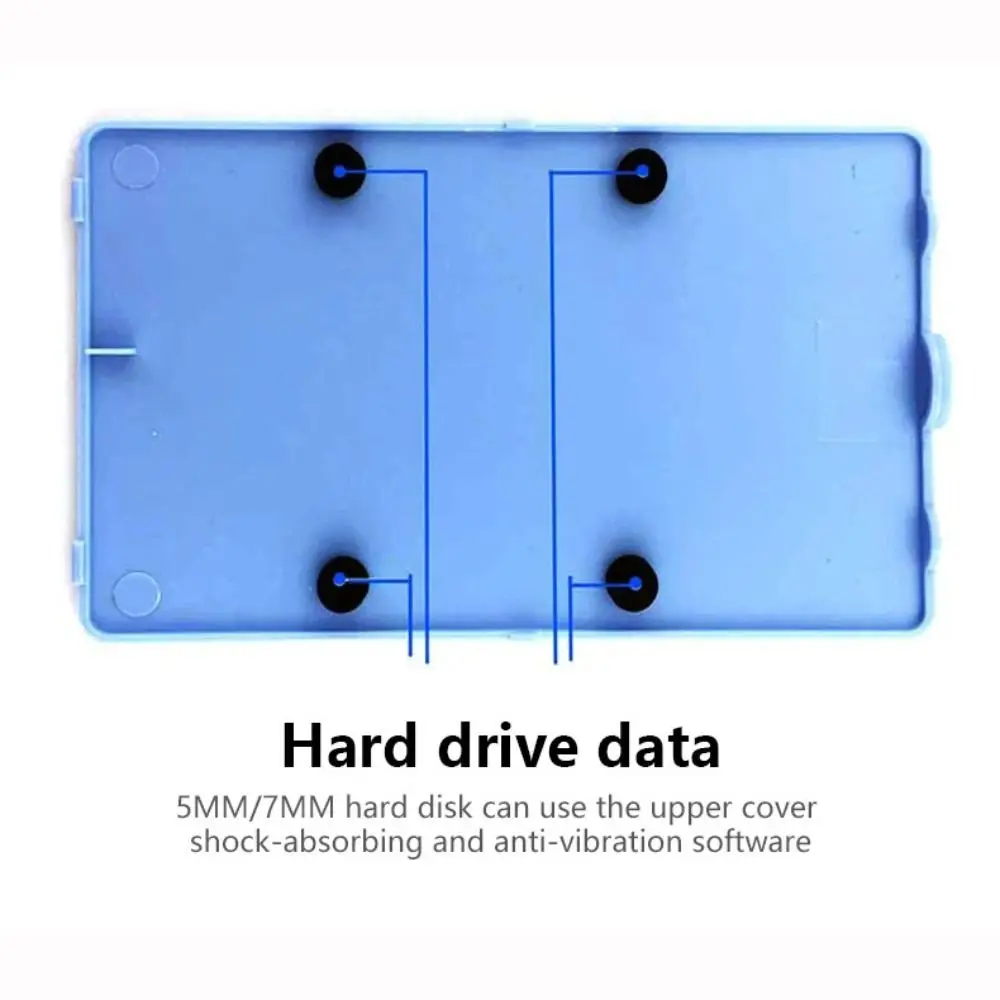 New USB 3.0 Hard Drive Enclosure Tool-Free Portable SATA Enclosure 2.5 Inch SSD External Enclosure