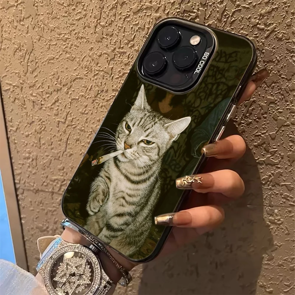 Fashion Kitten Smoking Pattern - Phone Cases Xiaomi 15 recension och pris