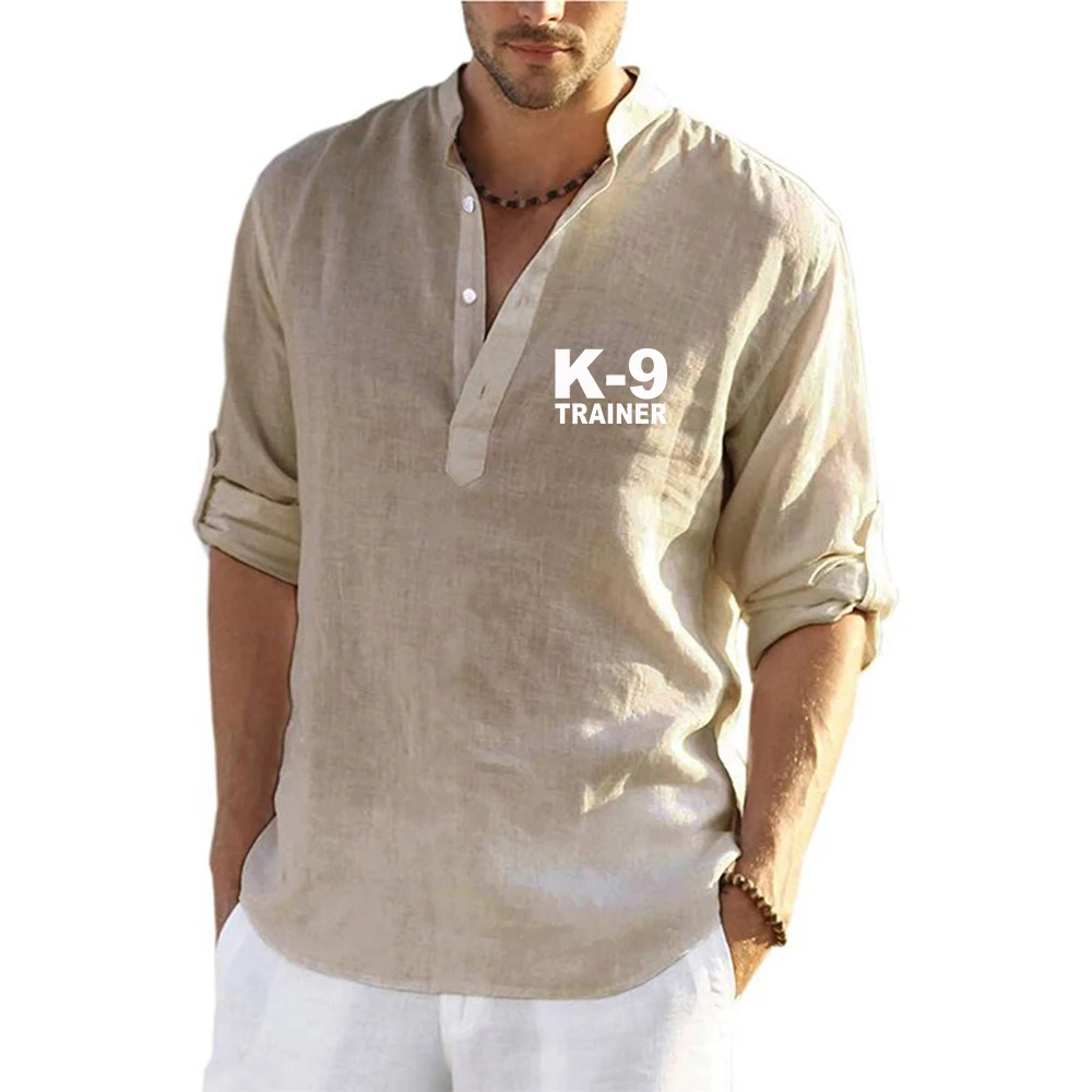 K-9 Trainer linen long-sleeved shirts are suitable for the summer season featuring lightness breathability and comfort T shirt