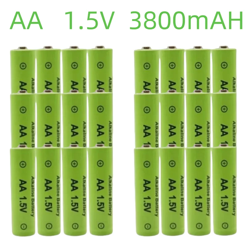 AA1.5V Battery 3800mAh Rechargeable Battery Lithium Ion 1.5V 3800mAH AA lkaline Battery For Torch Toys Clock MP3 Player Replace