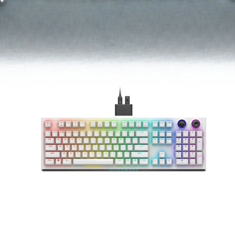 

Three-mode wireless gaming mechanical keyboard red axis RGB e-sports