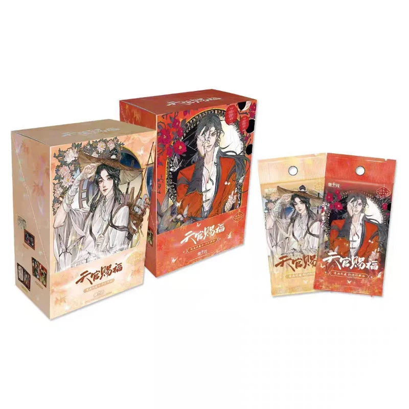 Heaven Officials Blessing Trading Card Blind Box Xie Lian Hua Cheng Collectible Anime Novel Merch Surprise Surprise Gift For Fan