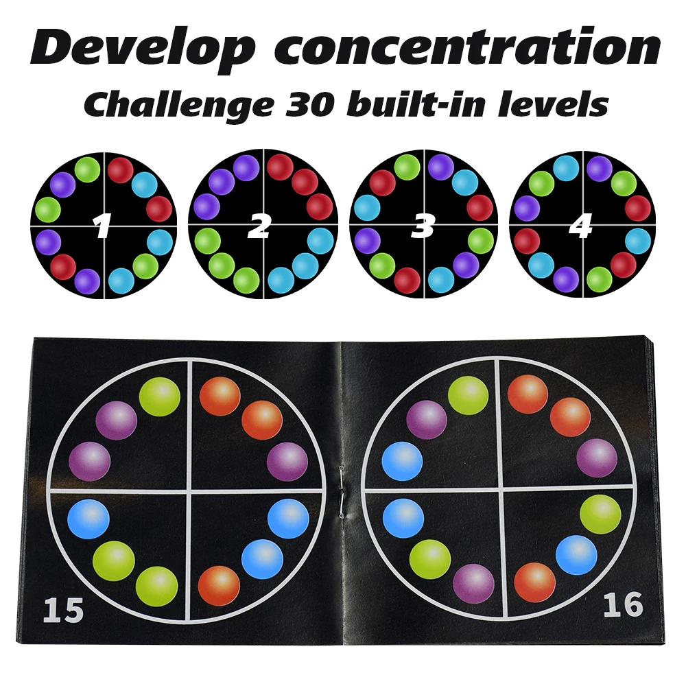 Rotierendes Puzzle-Ball-Gehirn-Teaser-Spielzeug mit Haken zum Aufhängen – interaktives Lernspiel, räumliches Bewusstsein, logisches Denken