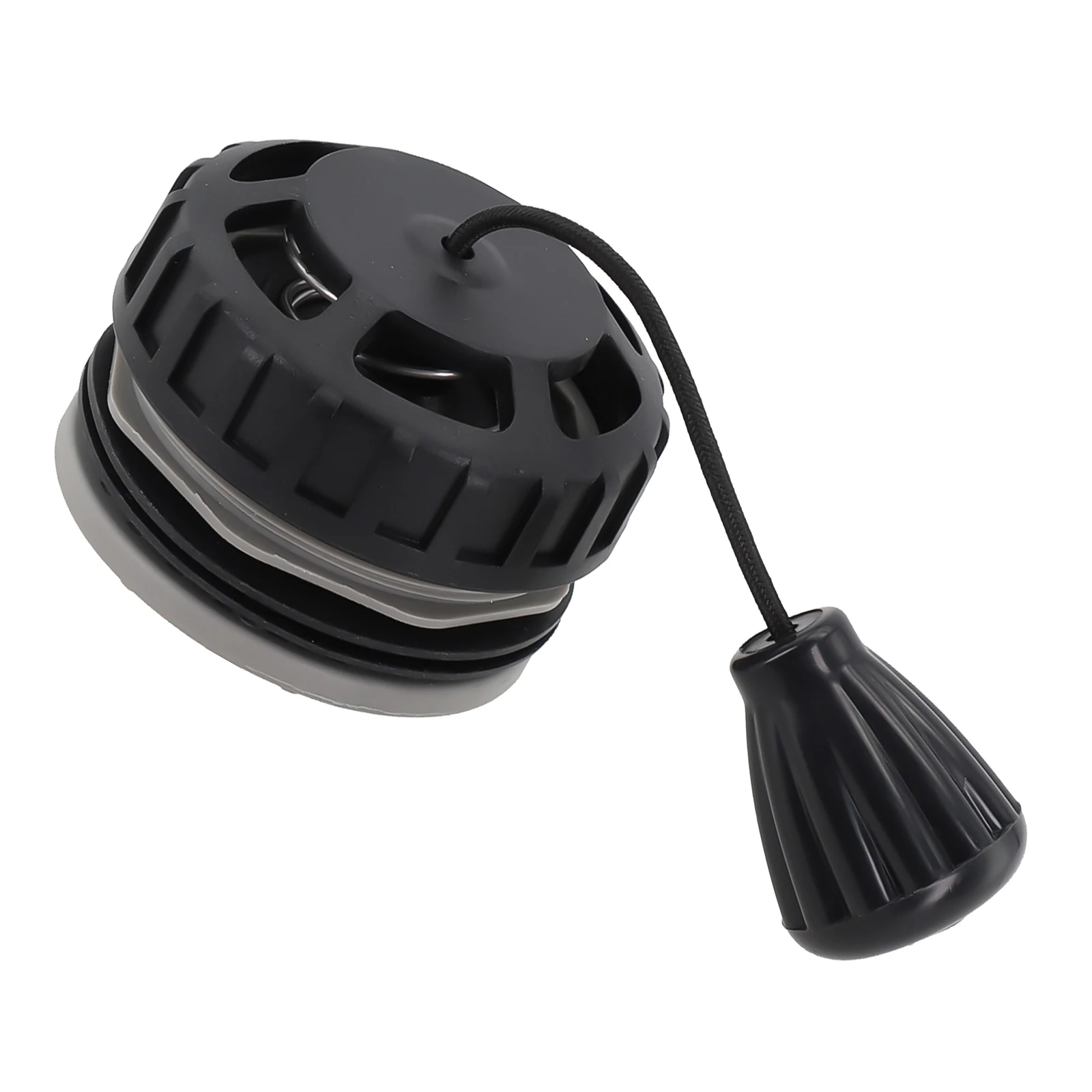 Practical Quality Over Pressure Valve Diving Dump Lightweight Assembly Black Relief W/string Lanyard 1/2PCS  Practical