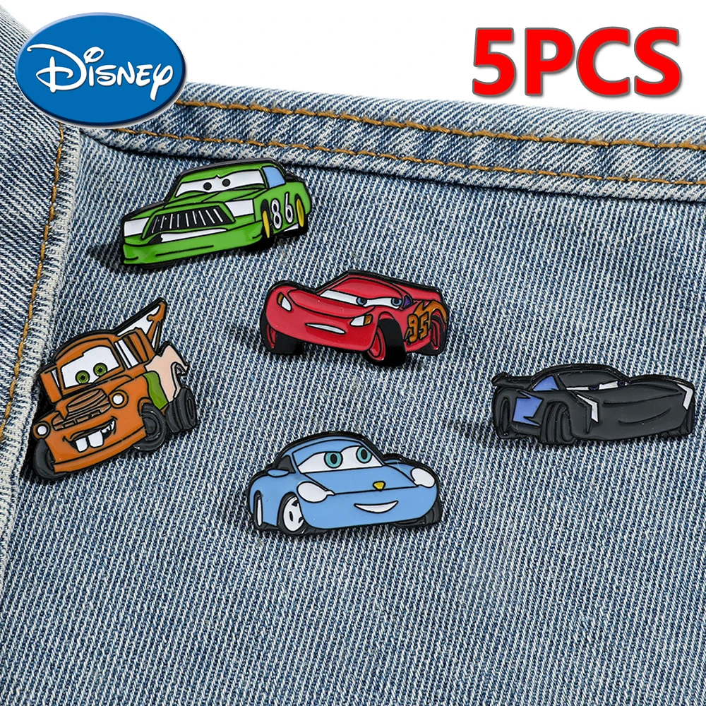 

1Set Disney Cars Lapel Pin Brooch Cartoon Lightning Mcqueen Brooches for Kids Cosplay Accessories Badge Women Fashion Jewelry