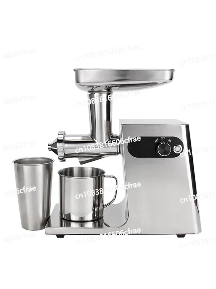 All Stainless Steel Juicer Automatic Commercial Electric Juice Machine Fruit Vegetable Wheat Grass Ginger Pomegranate Orange