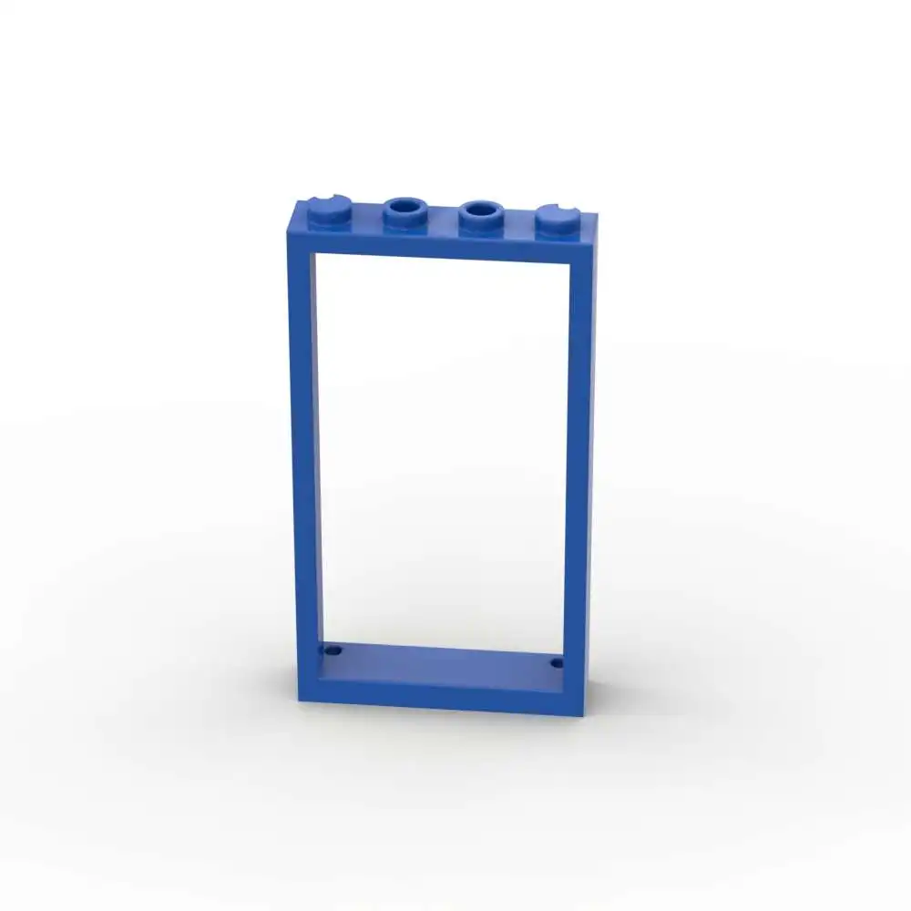 MOC 10 قطعة خياطة 60596 مع 2 ثقوب الطوب إطار الباب 1x4x6 بنة الجسيمات المرح العامة لتقوم بها بنفسك لعبة خاصة الأطفال هدية