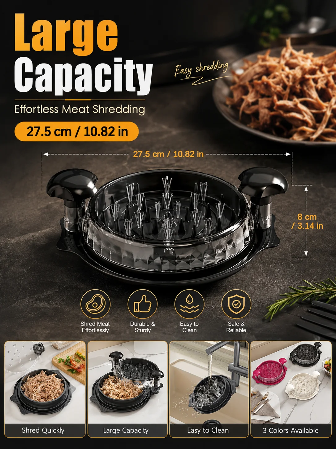 Déchiqueteur de poulet multifo - Meal Prep Chicken avis et prix