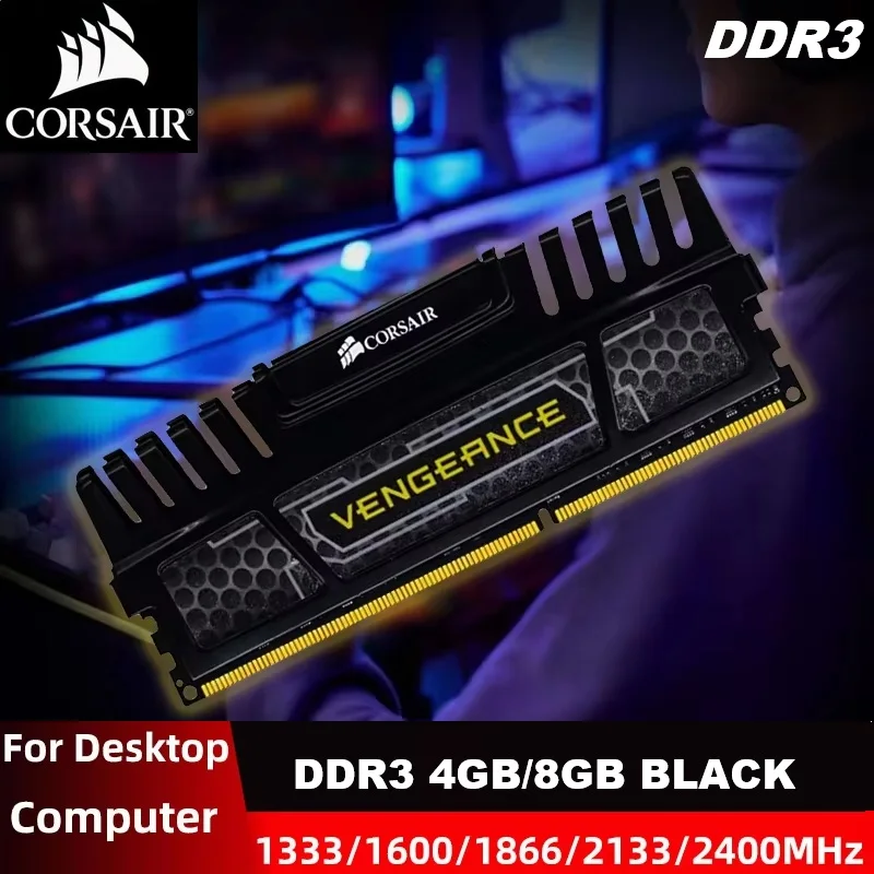 CORSAIR DDR3 Memory Vengeance LPX UDIMM Ram 4GB 8GB 2400MHz 2133MHz 1866MHz 1600MHz 1333MHz Desktop Memory 240Pin DIMM Memoria