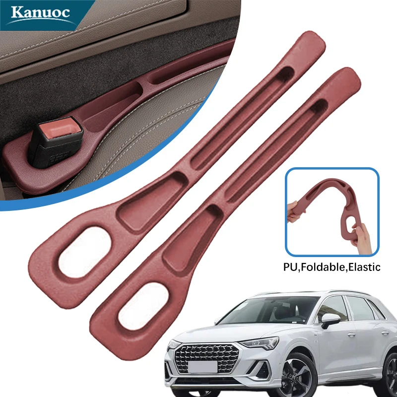 

2Pcs/set For Audi Q3 8U Q5 8R SQ5 Q7 4L 2008-2015 Car Seat Gap Filler Between Seats Decoration Interior Accessories