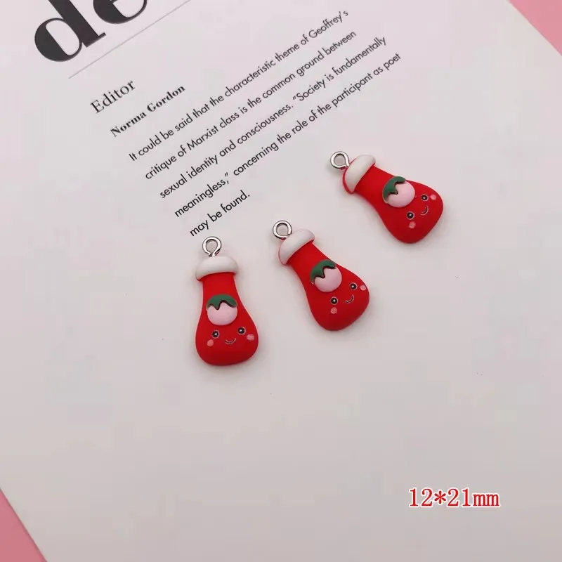 10pcs Hot Selling Resin Kawaii Strawberry Drink Charm Cup Pendant for Keychain, Earring, Scrapbooking, DIY Making, Necklace