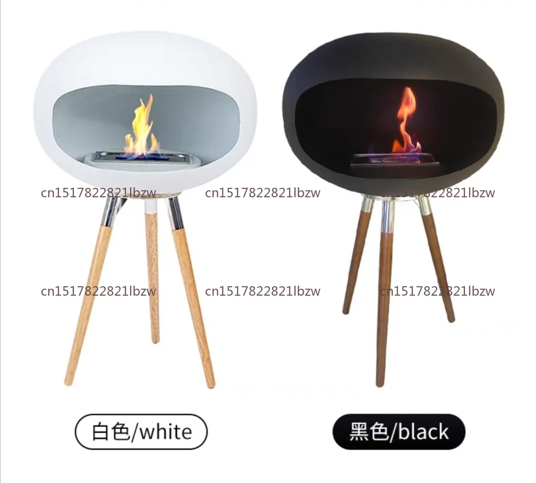 Limited Stock UFO Outdoor Fire Pit Alcohol Ethanol Heated Fireplace Truly Smoke-free Modern Courtyard Heater for Gardens/villas