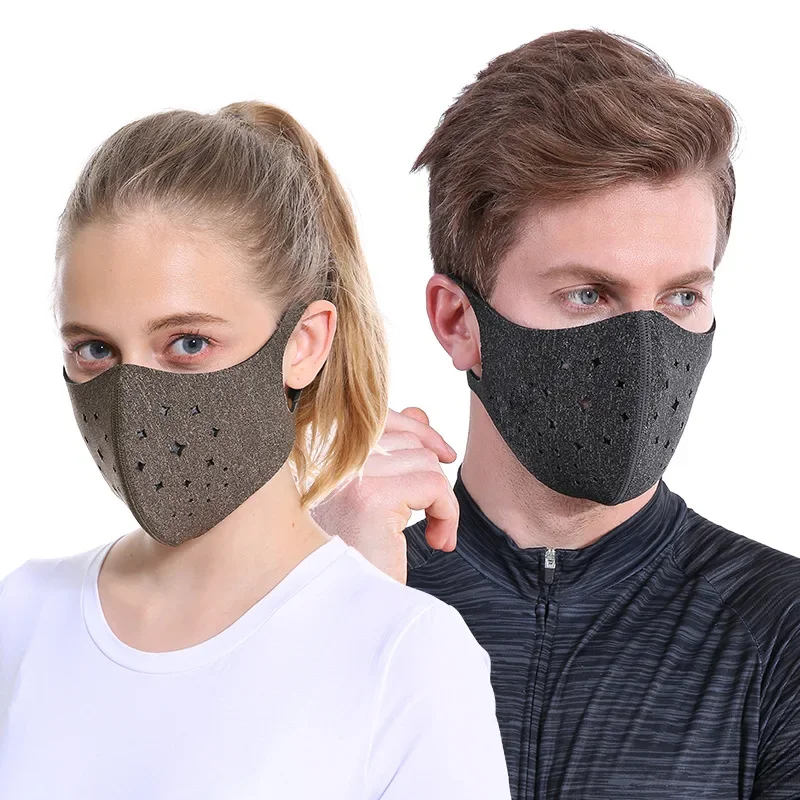 Winter Cycling Masks Filter Activated Carbon Anti-Pollution Mask Sport Mountain Road Cycling Dustproof Riding Masks Bike