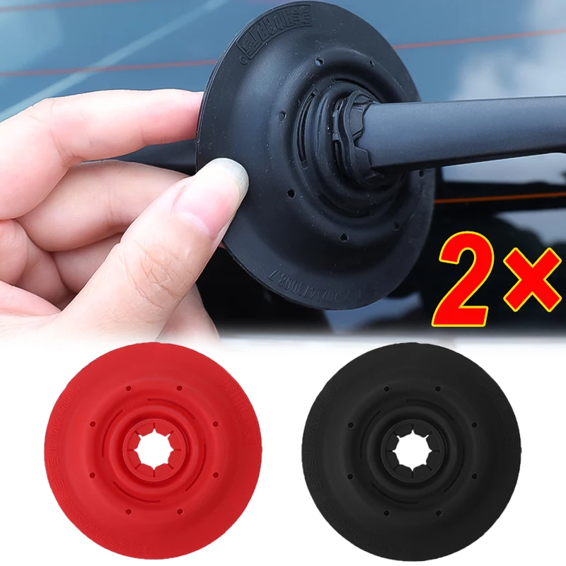 Car Wiper Arm Protective Dustproof Covers Silicone Windshield Wiper Bottom Hole Prevention Cover Auto Sleeve Wipers Protectors