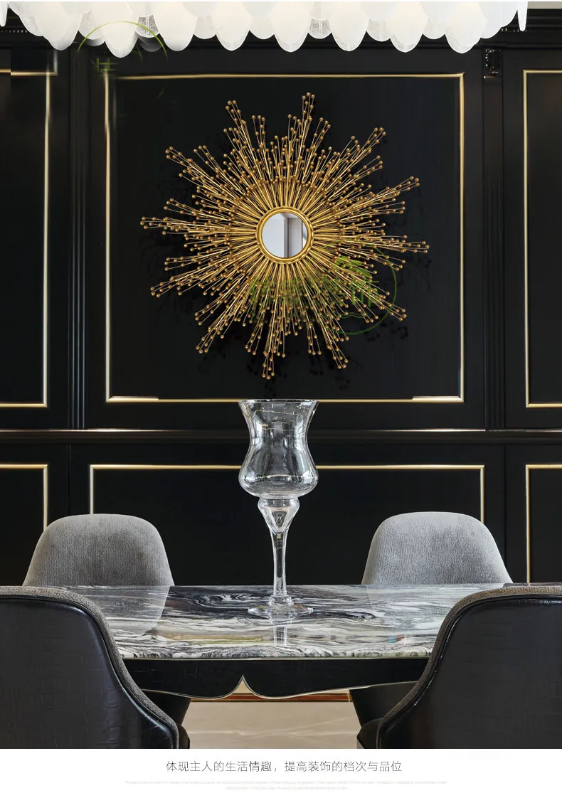 Decoration creative living room wall pendant entrance metal wall decoration club background wall sunglasses