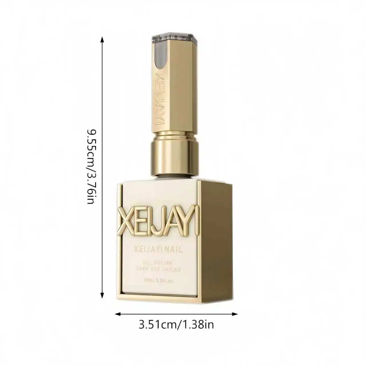 XEIJAYI 1個入り 蛍光ジェルポリッシュ、暗闇で鮮やかなネオン光を放つUV/LEDネイルジェル、長持ちするサロン効果。