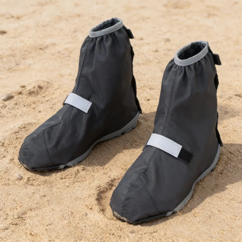 Wasserdichter Oxford-Schuhüberzug für regnerische und schneereiche Tage, zum Wandern, Angeln, als Überschuhe für Motorrad, Radfahren, regenfest, wiederverwendbar, Schutz für Stiefel und Schuhe – Detail 12