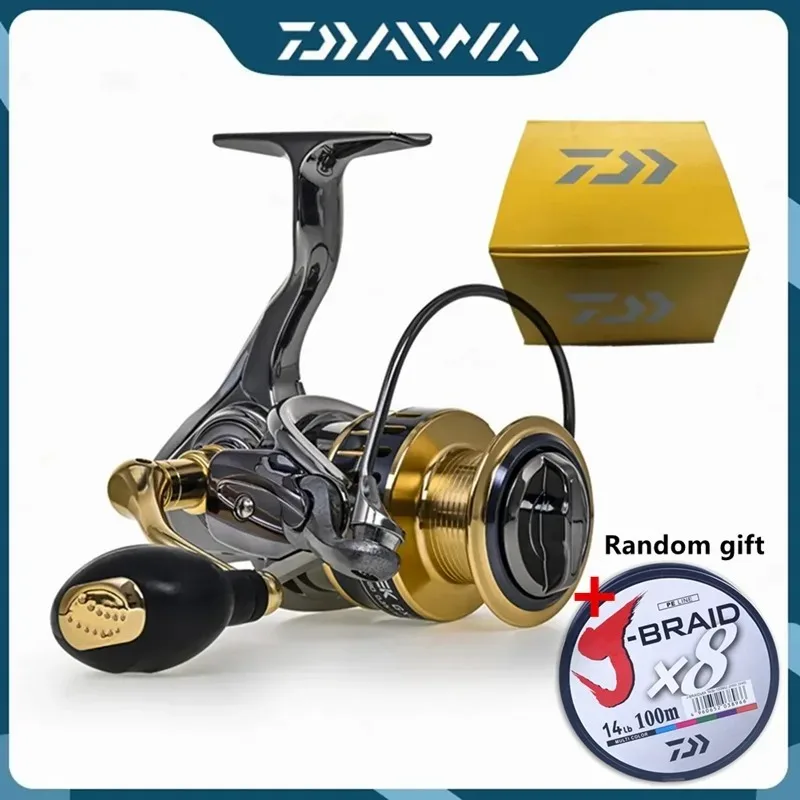 Daiwa New All Metal (CODEK ) Fishing Reel 15Kg Max Drag Power Spinning Wheel Fishing Coil Shallow Spool Suitable for All Waters