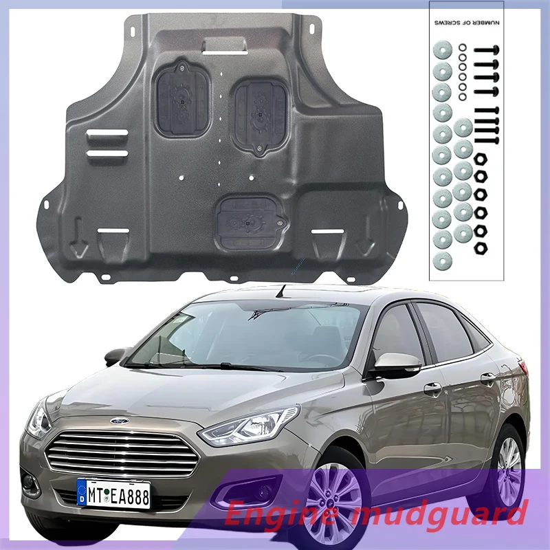 Higher Quality Alloy Under Engine Guard Plate Splash Shield Mud Fender Cover For Ford Escort 2015-2021 1.5L